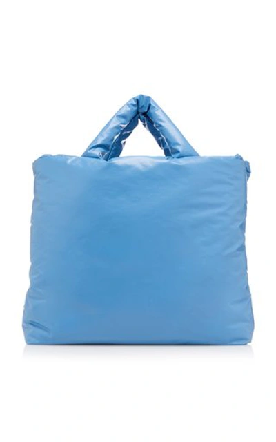 Shop Kassl Oil Padded Nylon Tote Bag In Blue