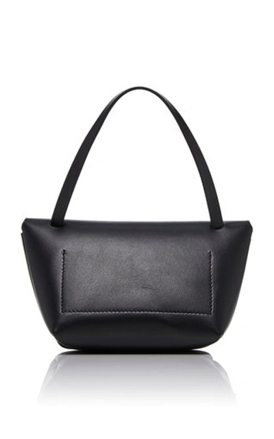 Shop Acne Studios Leather Shoulder Bag In Black