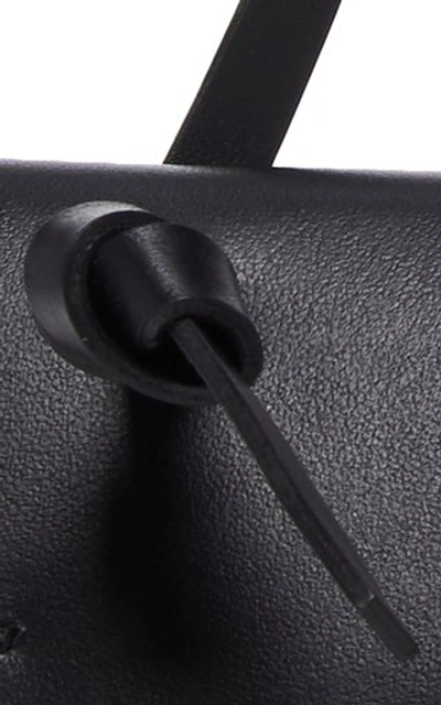 Shop Acne Studios Leather Shoulder Bag In Black