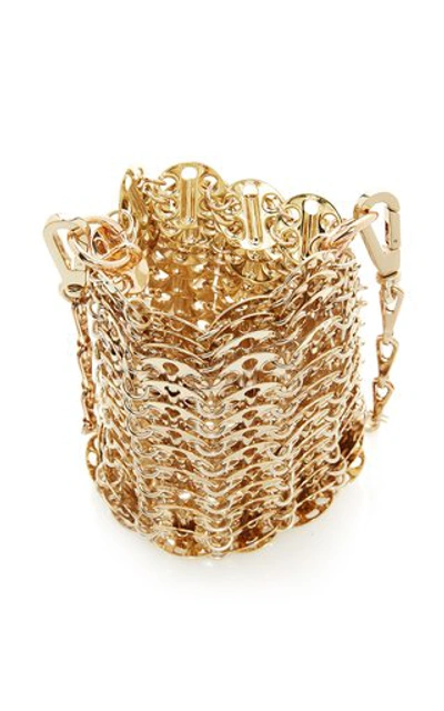 Shop Paco Rabanne 1969 Mini Gold-tone Chainmail Bag