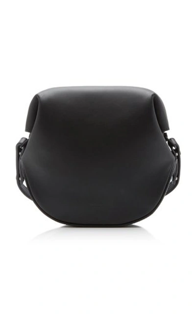 Shop Osoi Toast Brot Leather Shoulder Bag In Black