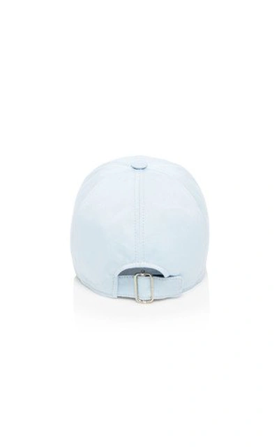 Shop Thom Browne Embroidered Cotton Baseball Hat In Blue