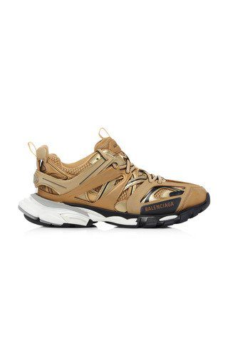 balenciaga gold track sneakers