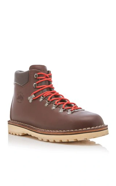 Shop Diemme Roccia Brown Leather Hiking Boots
