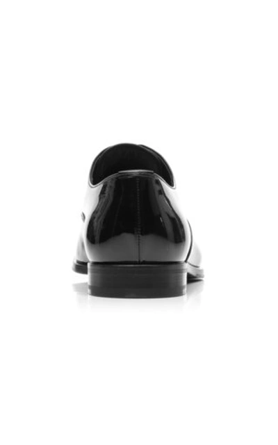 Shop Prada Patent Leather Tuxedo Shoes In Black