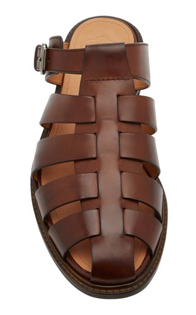 Shop Church's Bempton Leather Sandals In Brown