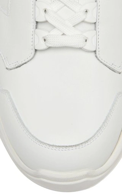 Shop Prada Lace-up White Work Sneakers