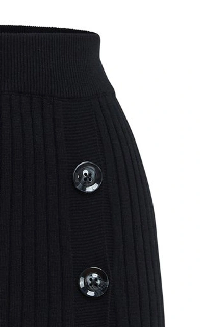 Shop Anna Quan Women's Hettie Ribbed Cotton Maxi Skirt In Neutral,black