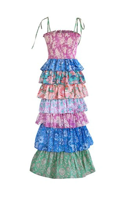 Shop Alix Of Bohemia Women's Sweet Jane Tiered Cotton Dress In Multi