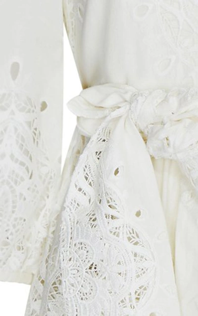 Shop Borgo De Nor Women's Constance Broderie Anglaise Maxi Dress In White