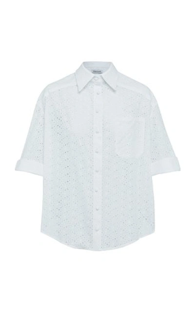 Shop Anna Quan Women's Harriet Broderie Shirt In White