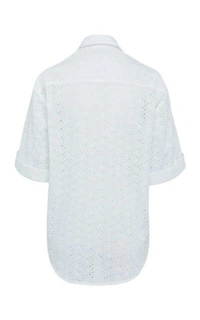 Shop Anna Quan Women's Harriet Broderie Shirt In White