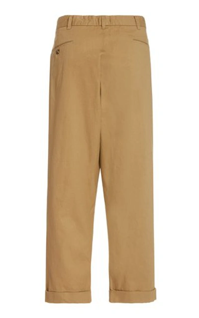 Shop R13 Cotton-twill Wide-leg Pants In Neutral