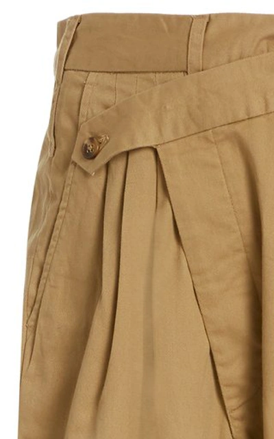 Shop R13 Cotton-twill Wide-leg Pants In Neutral