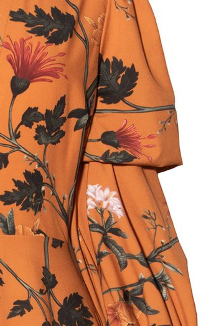Shop Andres Otalora Cayena Crepe Kimono Maxi Dress In Print
