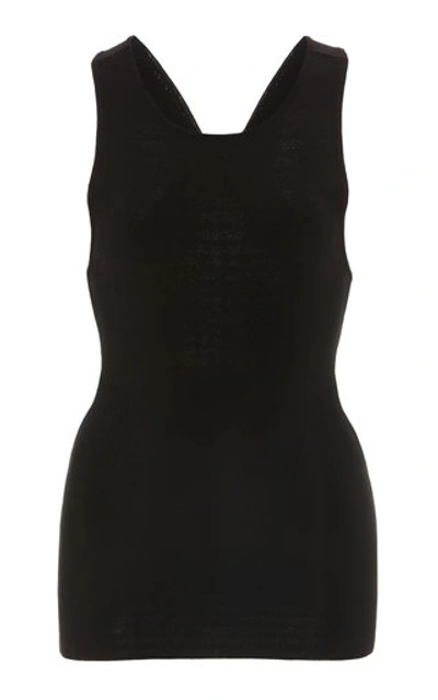 Shop Proenza Schouler White Label Interlock Tank Top In Black