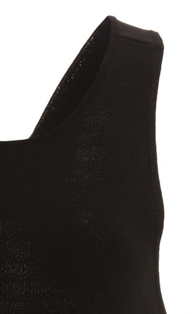 Shop Proenza Schouler White Label Interlock Tank Top In Black