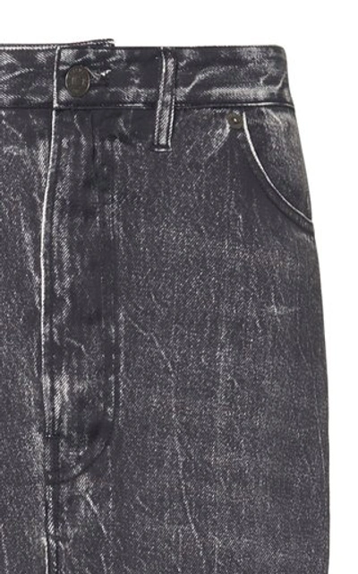 Shop Balenciaga Women's Trompe L'oeil Baggy Pants In Black