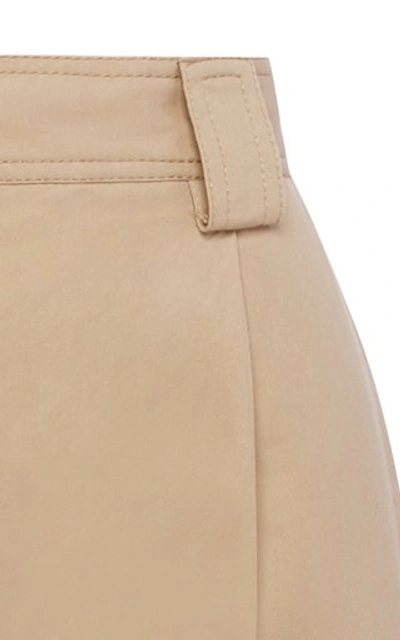 Shop Aje Liberation Cotton Tapered Utility Pants In Neutral