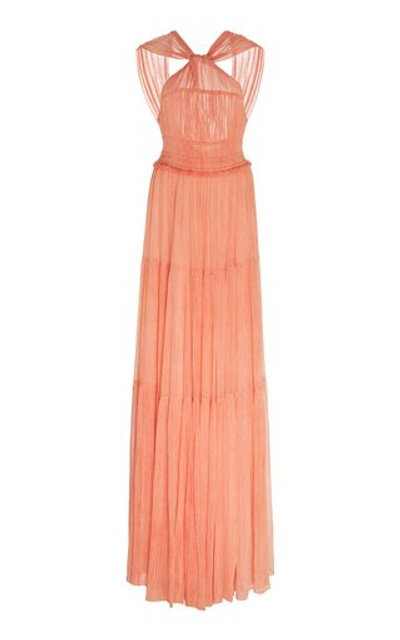 Shop Ulla Johnson Freesia Maxi Dress In Pink