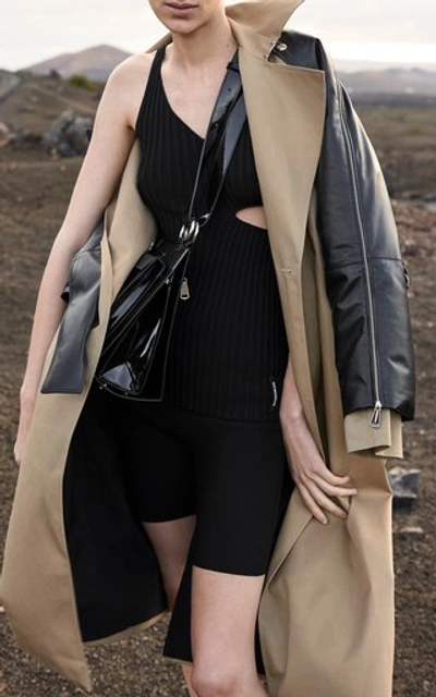 Shop Boyarovskaya Women's Claire Ribbed-knit Mini Shorts In Black,grey