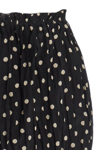 Shop Khaite Women's Hilary Polka-dot Silk Shorts In Print