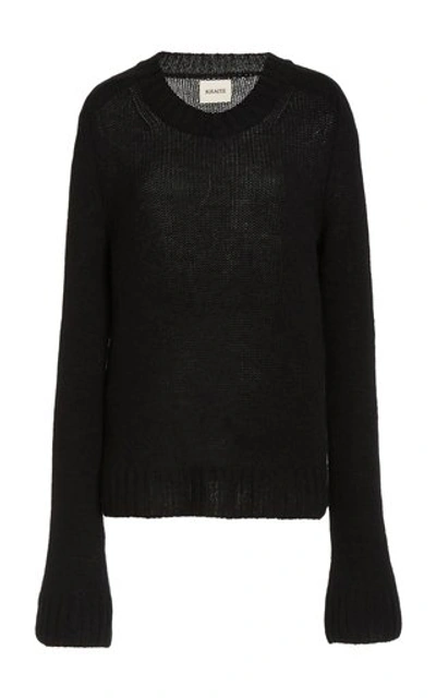 Shop Khaite Women's Mary Jane Cashmere Sweater In Neutral,black