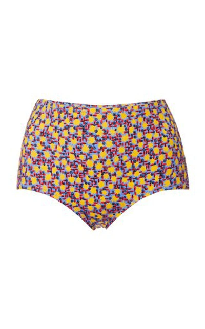 Shop Solid & Striped The Ginger Printed Bikini Bottoms In Floral
