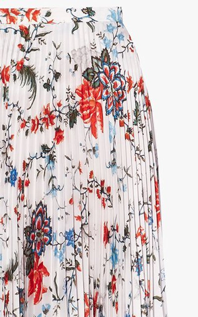 Shop Erdem Women's Nesrine Printed Midi Skirt In Floral