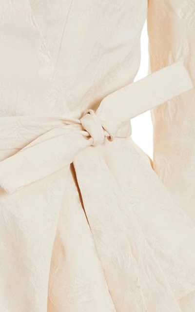 Shop Markarian Sadira Ivory Jacket In White