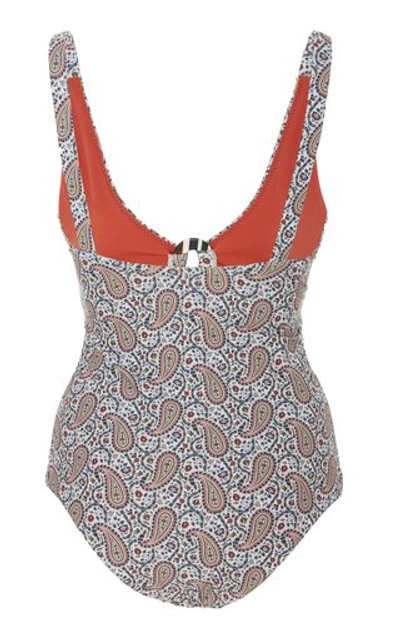 Shop Palm Alexandra Paisley Cutout Swimsuit In Print