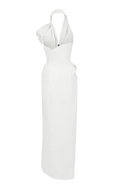 Shop Maticevski Women's Victoria Ruffled Cady Gown In White