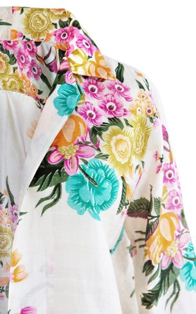 Shop Alix Of Bohemia Tropical Silk Shirt In Multi