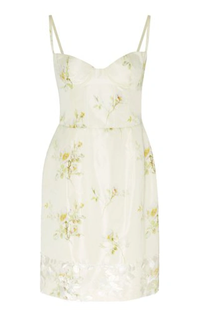 Shop Brock Collection Women's Floral-jacquard Mini Dress