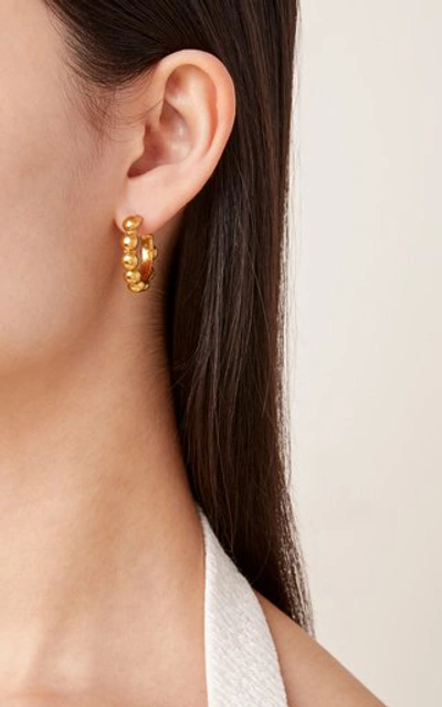 Shop Sylvia Toledano Mini Créole Gold-plated Earrings