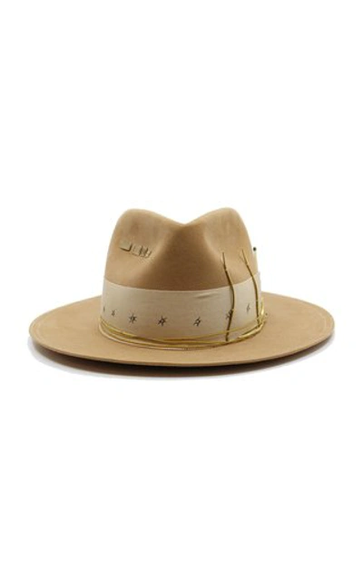 Shop Nick Fouquet X Rochas Embellished Felt Hat In Neutral