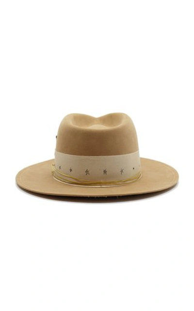 Shop Nick Fouquet X Rochas Embellished Felt Hat In Neutral