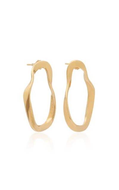 Shop Agmes Women's Small Vera Gold Vermeil Earrings
