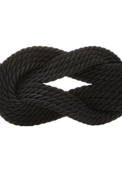 Shop Alberta Ferretti Twisted Rope Belt In Neutral