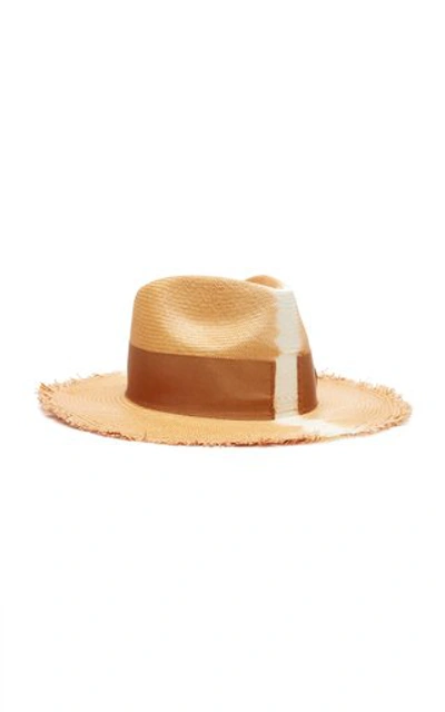 Shop Nick Fouquet Rayon Straw Hat In Neutral