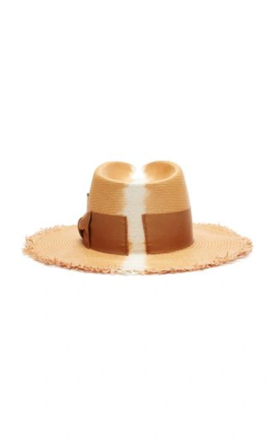 Shop Nick Fouquet Rayon Straw Hat In Neutral