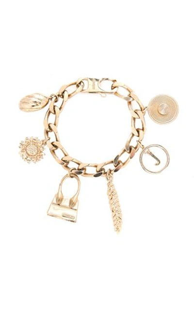 Shop Jacquemus Gold-tone Bracelet