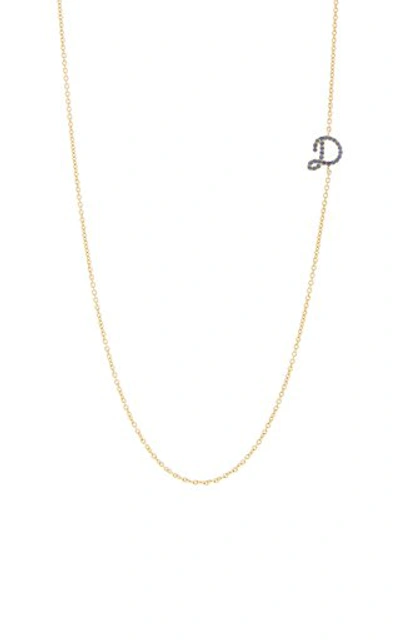 Shop Sydney Evan 14k Gold Diamond Initial Necklace