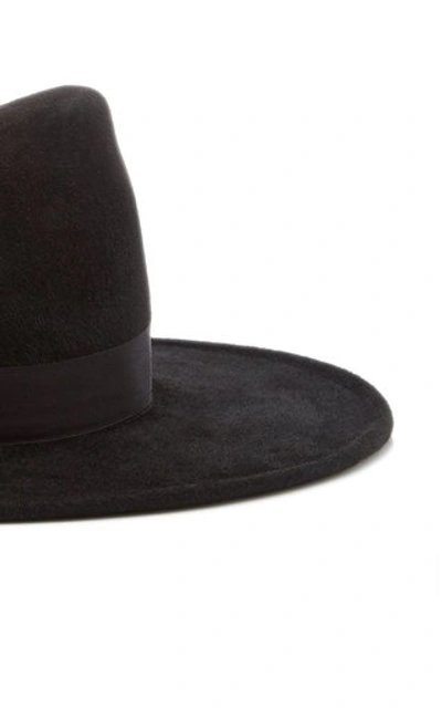 Shop Gigi Burris Jeanne Velour Felt Hat In Black