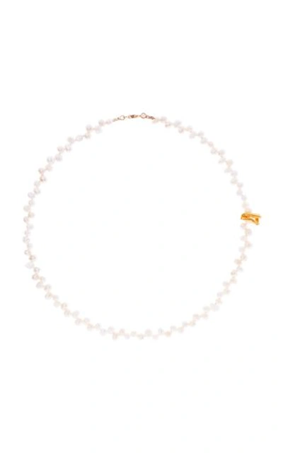 Shop Alighieri Women's La Calliope Pearl 24k Gold-plated Choker