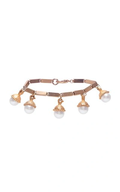 Shop Markarian Olympia 18k Gold Plated Droplet Anklet