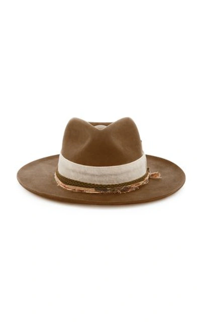 Shop Nick Fouquet Esalen Wide-brim Felt Hat In Brown