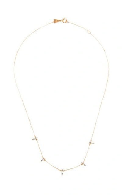 Shop Adina Reyter Stack 14k Yellow Gold Diamond Necklace