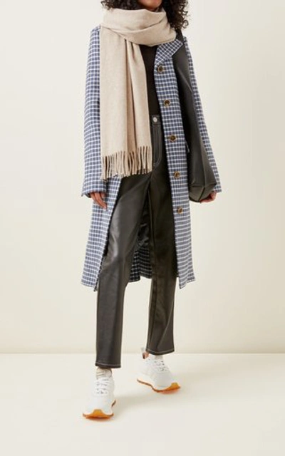 Shop Acne Studios Canada New Wool Scarf In Light Grey