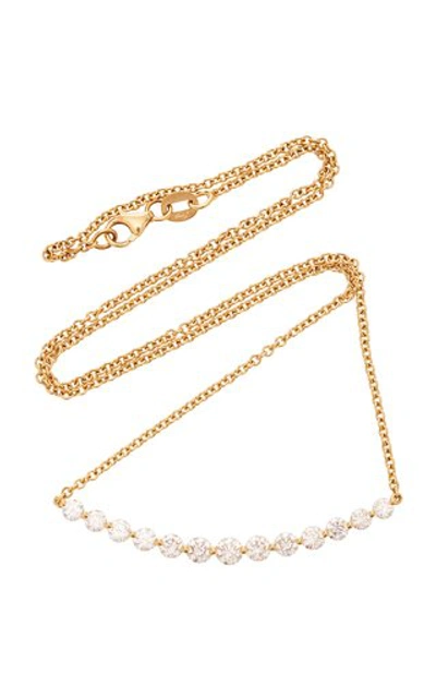 Shop Anita Ko Crescent 18k Gold Diamond Necklace
